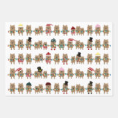 Norwich Terrier Holiday Wrapping Paper Sheets (Voorkant 3)