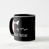 Norwich Terrier (I Love) Mug (Devant gauche)