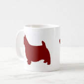Norwich Terrier Koffiemok (Voorkant links)