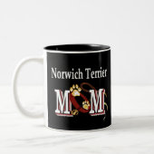 Norwich Terrier Maman Mug (Gauche)