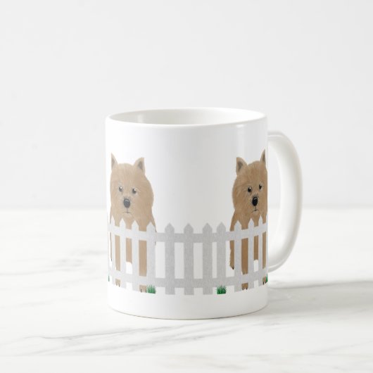 Norwich Terrier Mug (Devant droit)