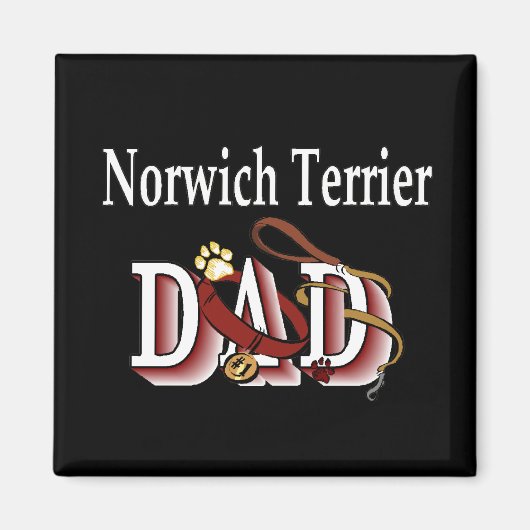 norwich terrier papa Magnet (Devant)