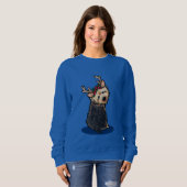 Norwich Terrier Reindeer Sweatshirt de Noël (Devant entier)