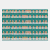 Norwich Terrier Wrapping Paper Flat Sheet Set 3 (Voorkant 3)