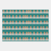 Norwich Terrier Wrapping Paper Flat Sheet Set 3 (Voorkant)