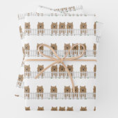 Norwich Terrier Wrapping Paper Sheets (In situ)