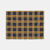 Norwich University Tartan Fleece Deken (Voorkant (Horizontaal))
