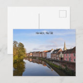 Norwich vues carte postale (Devant / Derrière)