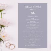 Norwich Wedding Programme