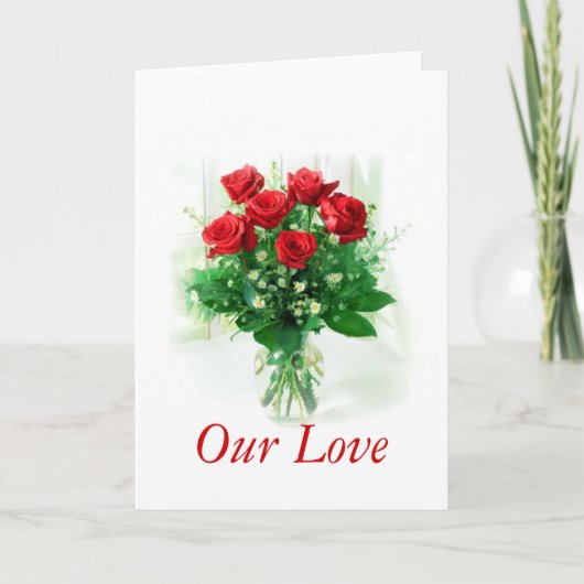 Nos cartes de notes d'amour (Devant)