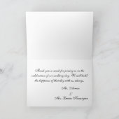 Nos Cartes de remerciement (Intérieur)