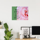 Nos CNA's ont Angel Wings! affiches Infirmières (Bureau à domicile)