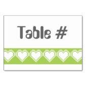 Nos Coeurs 8 bits dans la carte table Peridot (Dos)