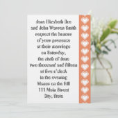 Nos Coeurs 8 bits dans le Faire-part de mariage co (Debout devant)