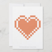 Nos Coeurs 8 bits dans le Faire-part de mariage co (Dos)