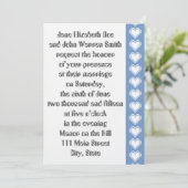 Nos Coeurs 8 bits en Faire-part de mariage Periwin (Debout devant)