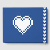 Nos Coeurs 8 bits en Livre d'or bleu (Verso)