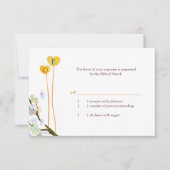 Nos coeurs ensemble mariage blanc RSVP (Devant)