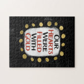 Nos Coeurs Étaient Gold Jigsaw Puzzle Puzzle (Horizontal)