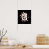 Nos Coeurs Étaient Or Poster Wall Art (Cuisine)