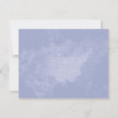 Nos coeurs Mariage bleu rustique Merci (Dos)