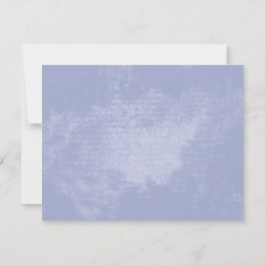 Nos coeurs Mariage bleu rustique Merci (Dos)