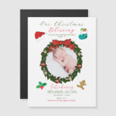 Nos Faire-part de naissance de Noël (Devant / Derrière)