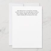 Nos humains sont engagés - Invitations de la fête  (Dos)