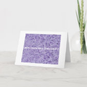 Nos invitations de mariage, imprimé éponge violet (Dos)