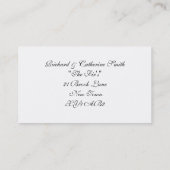 NOS NOUVEAUX CARTES DE VISITE D'ADRESSE (Dos)