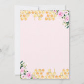 Nos Petites Filles Hunny Bee 1er Invitation Annive (Dos)