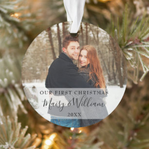 Nos premières photos de Noël en couple