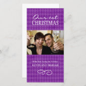 Nos premiers Cartes photos de Noël (Devant / Derrière)