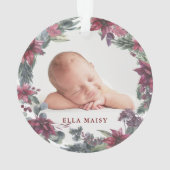 Nos premiers grands-parents de Noël Photo bébé (dos)