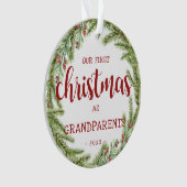 Nos premiers grands-parents de Noël Pine Photo (devant)