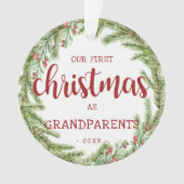 Nos premiers grands-parents de Noël Pine Photo (devant)