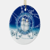 Nos premiers ornements de Noël Snowman (Droite)