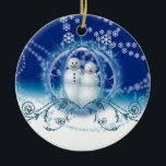 Nos premiers ornements de Noël Snowman<br><div class="desc">Nos premiers ornements de Noël Snowman. © TDSwhite</div>