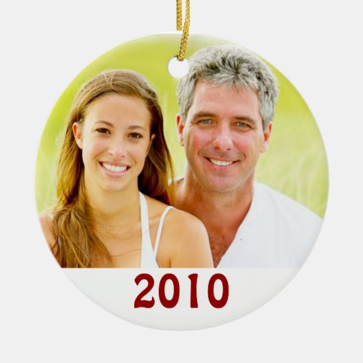 Nos premiers ornements photo de Noël (Devant)