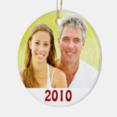 Nos premiers ornements photo de Noël (Gauche)