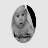 Nos premiers parents Hanoukka photo manuscrite (devant)