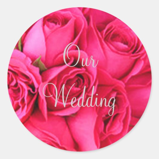 Nos Stickers Mariages Enveloppe Sceau (Devant)