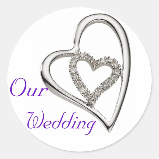 Nos Stickers Mariages Enveloppe Sceau (Devant)