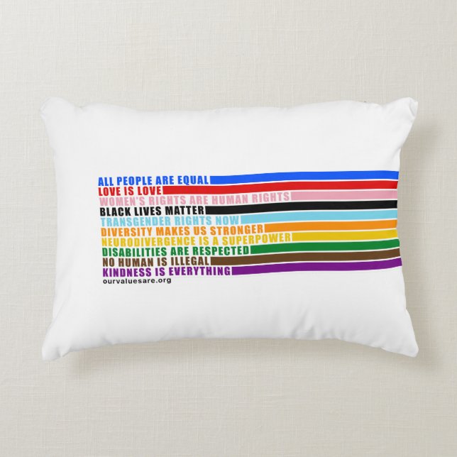 Nos valeurs sont Coussins (Devant)