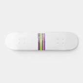Nos Valeurs Sont Skateboard (Horz)