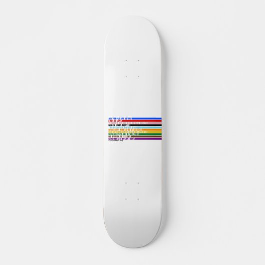 Nos Valeurs Sont Skateboard (Devant)