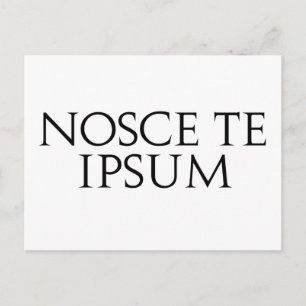Nosce Te Ipsum Briefkaart