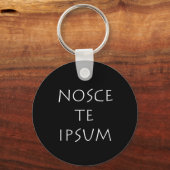 Nosce te ipsum sleutelhanger (Voorkant)