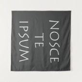 Nosce te ipsum wandkleed (Voorkant (horizontaal))