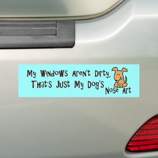 Nose Art Bumpersticker (Op auto)